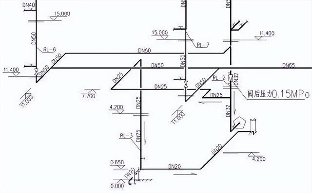 三層熱水回水系統圖實例施工，連十層圖紙都有！快快學習一波！